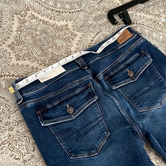 American Eagle super low rise jegging NWT, size 14 - Picture 7 of 8